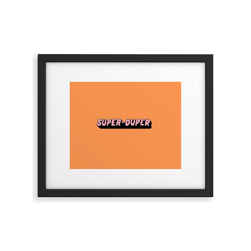 Super-Duper Framed Art Print Gallery Image 5