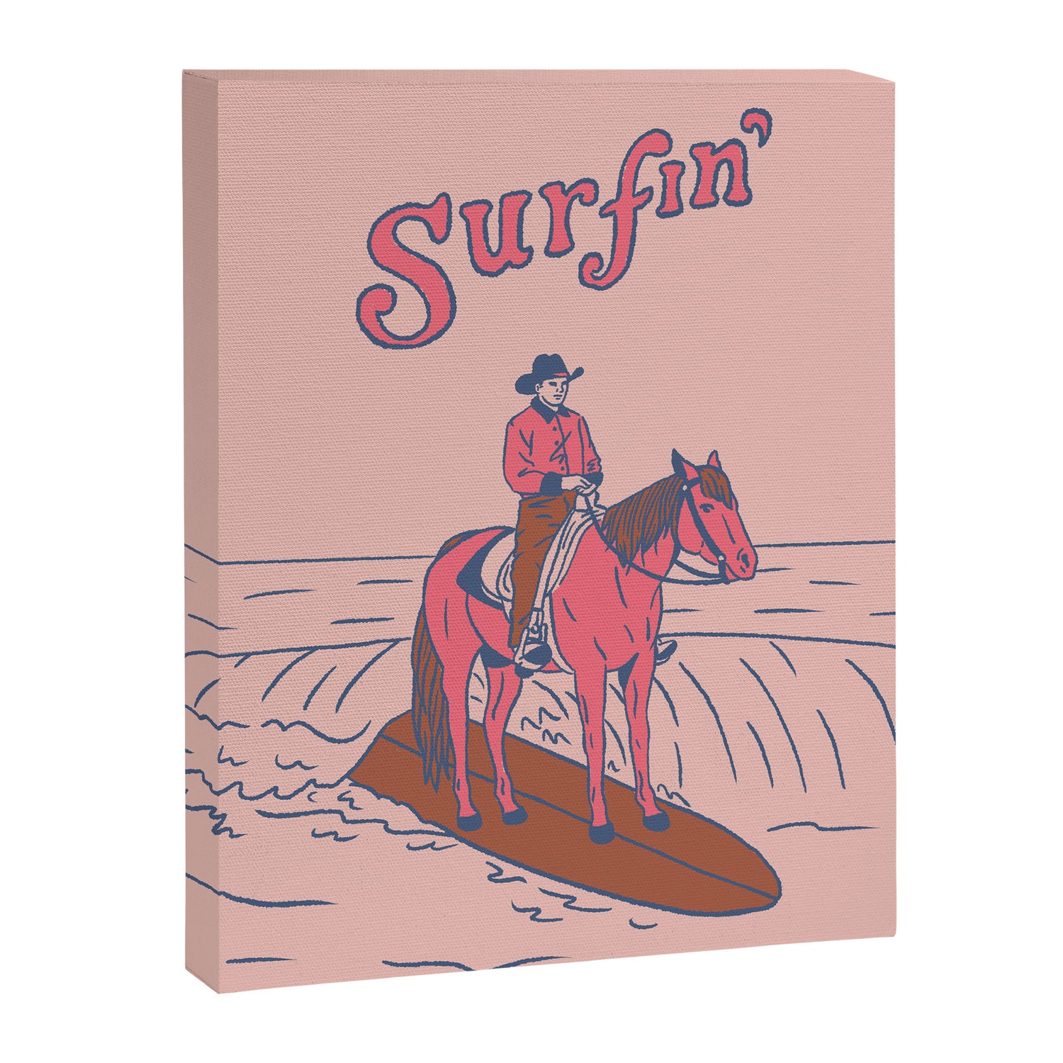Surfin' Canvas Print Gallery Image 3