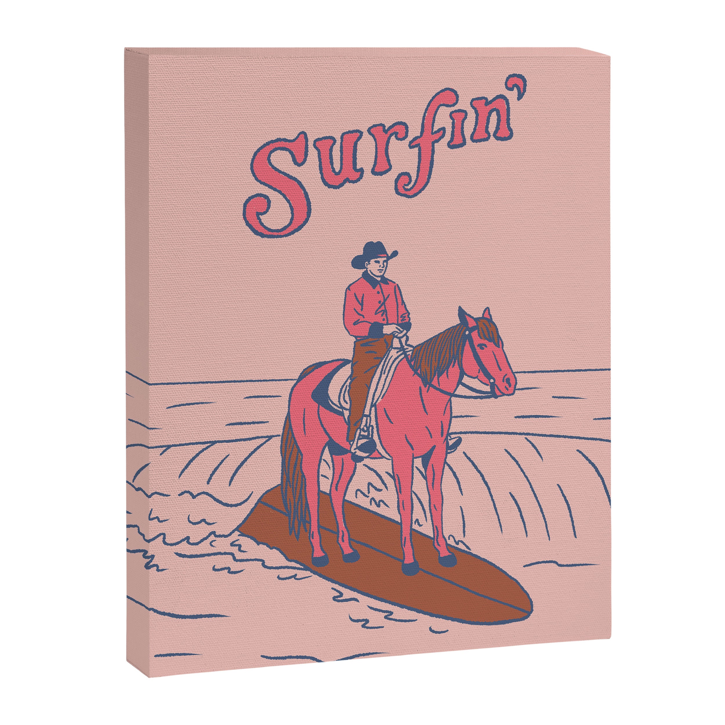 Surfin' Canvas Print Gallery Image 6