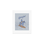 Surfin' in Blue Art Print Gallery Image 1