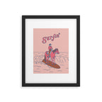 Surfin' Framed Art Print Gallery Image 5