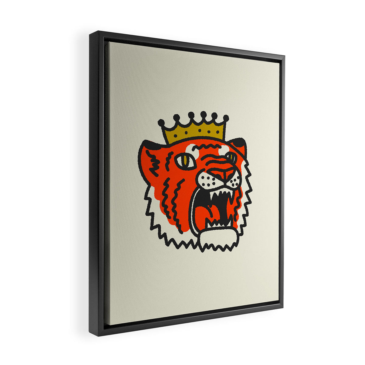 Tiger King Framed Canvas Print Gallery Image 2
