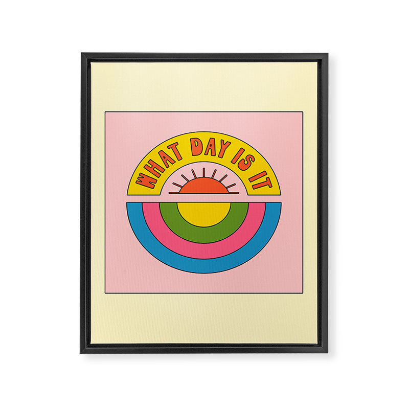 What Day is it Framed Canvas Print Gallery Image 8