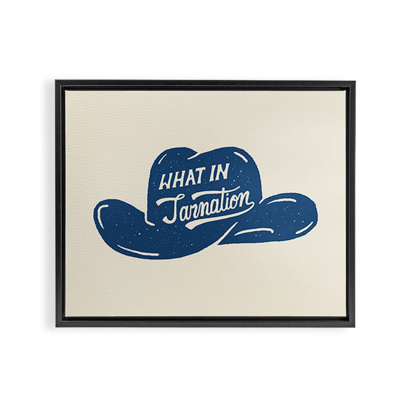 What in Tarnation Framed Canvas Print Gallery Image 3