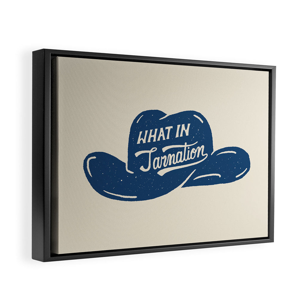 What in Tarnation Framed Canvas Print Gallery Image 2