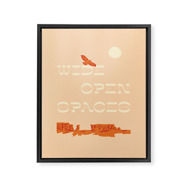 Wide Open Spaces Framed Canvas Print Gallery Image 6