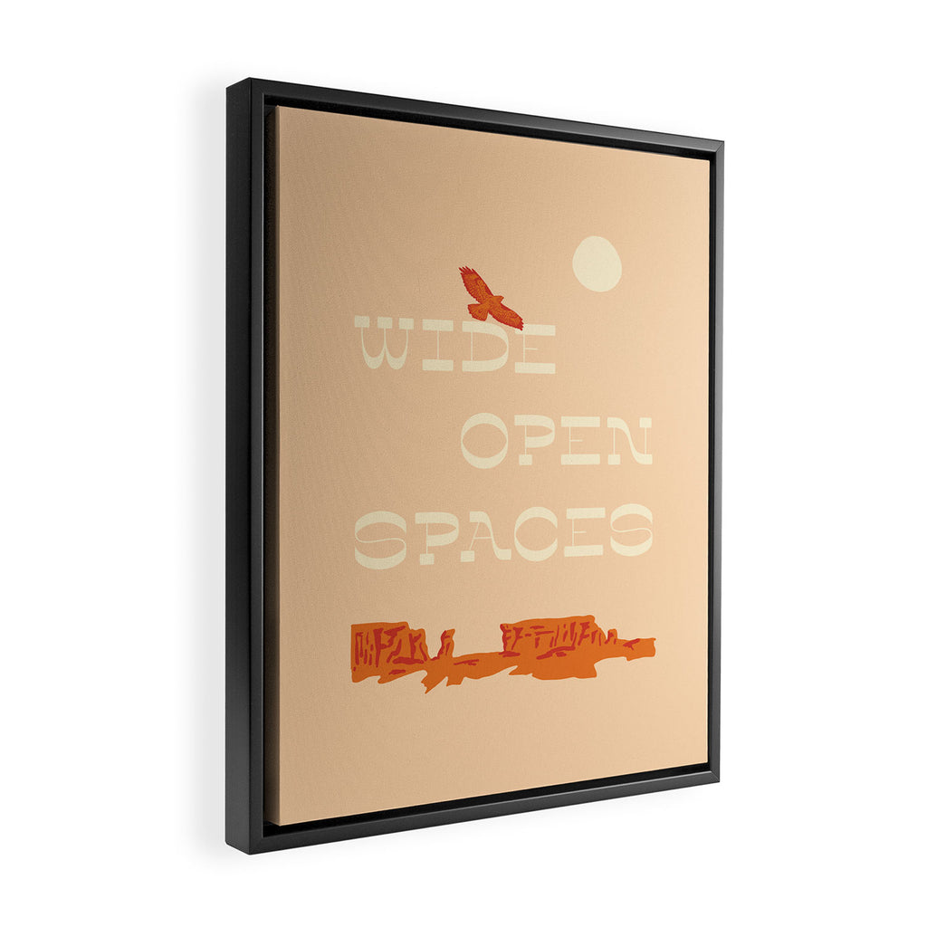 Wide Open Spaces Framed Canvas Print Gallery Image 2