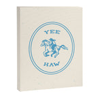 Yee Haw in Blue Canvas Print Gallery Image 6
