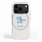 Yee Haw in Blue iPhone Case Gallery Image 1