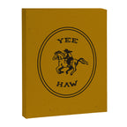 Yee Haw in Gold Canvas Print Gallery Image 3