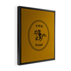 Yee Haw in Gold Framed Canvas Print Gallery Image 2