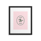 Yee Haw in Pink Framed Art Print Gallery Image 5