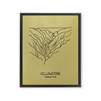 Yellowstone National Park Framed Canvas Print Gallery Image 6