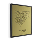 Yellowstone National Park Framed Canvas Print Gallery Image 2