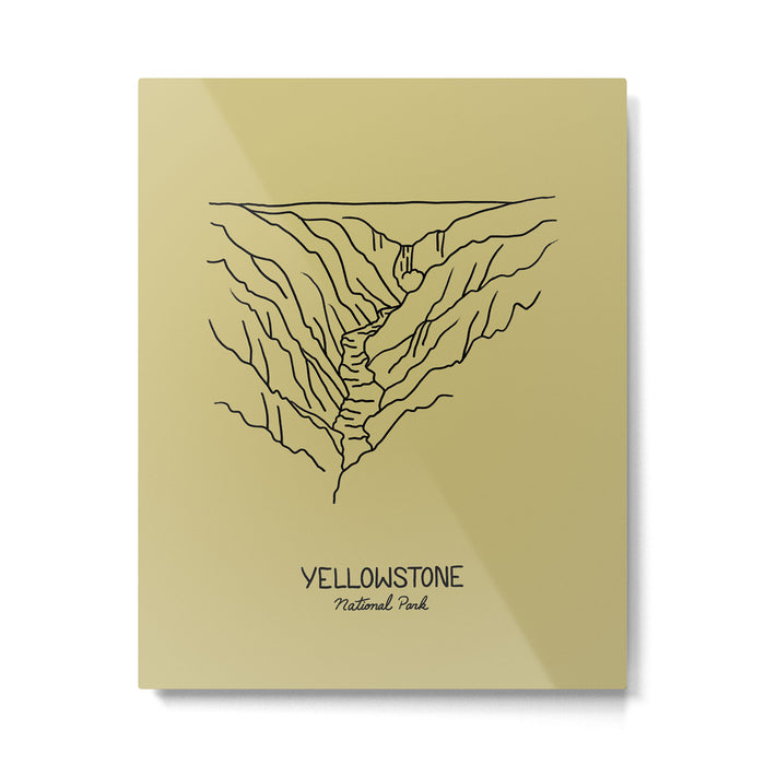 Yellowstone National Park Metal Print Gallery Image 1