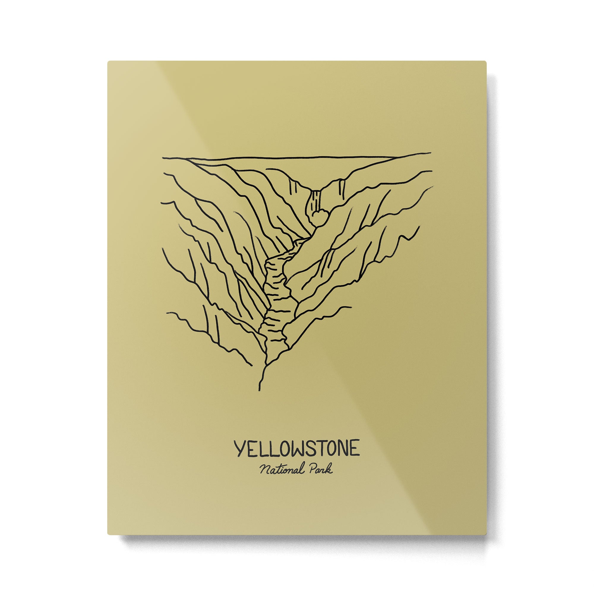 Yellowstone National Park Metal Print Gallery Image 4
