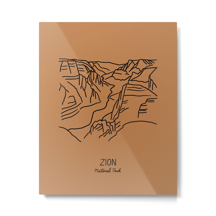Zion National Park Metal Print Gallery Image 1