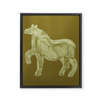 A Horse Says Hello Framed Canvas Print Gallery Image 6