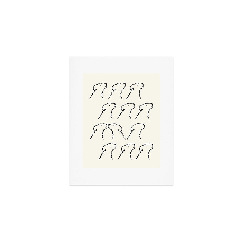 A monochrome love story Art Print Gallery Image 1