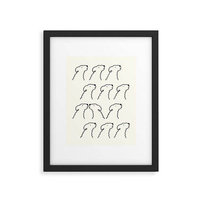 A monochrome love story Framed Art Print Gallery Image 1