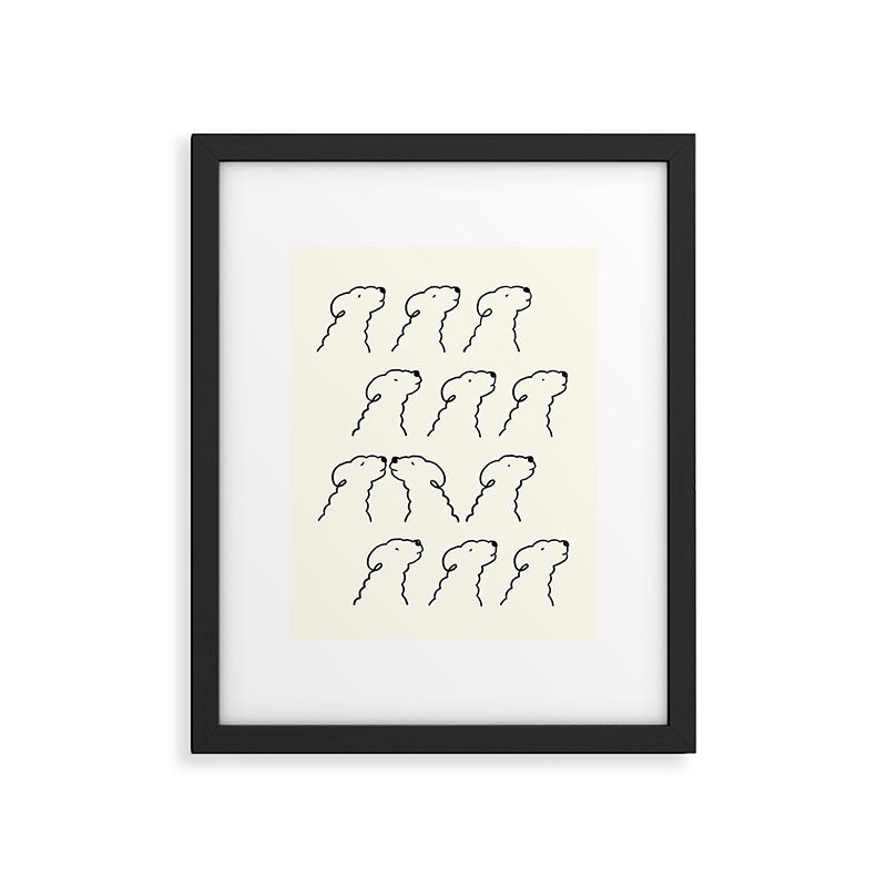 A monochrome love story Framed Art Print Gallery Image 5