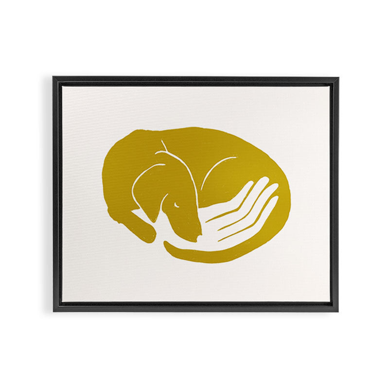 Dog Dreams Framed Canvas Print Gallery Image 3
