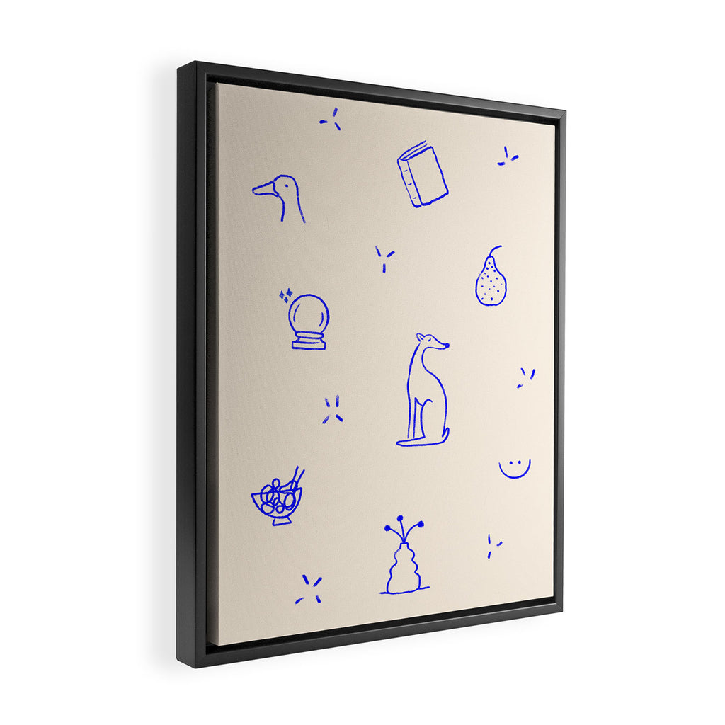 It's the little things Framed Canvas Print Gallery Image 2