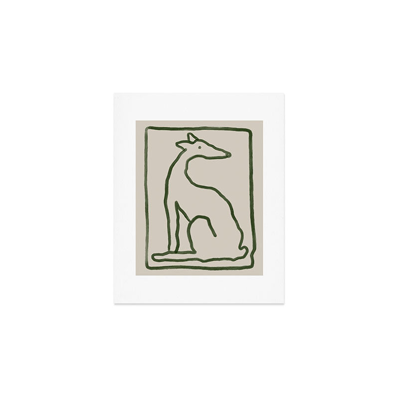 The Dog Waits Art Print Gallery Image 1