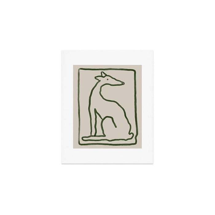 The Dog Waits Art Print Gallery Image 1