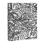 Black and White Street Art Graffiti King's Party Canvas Print Gallery Image 6
