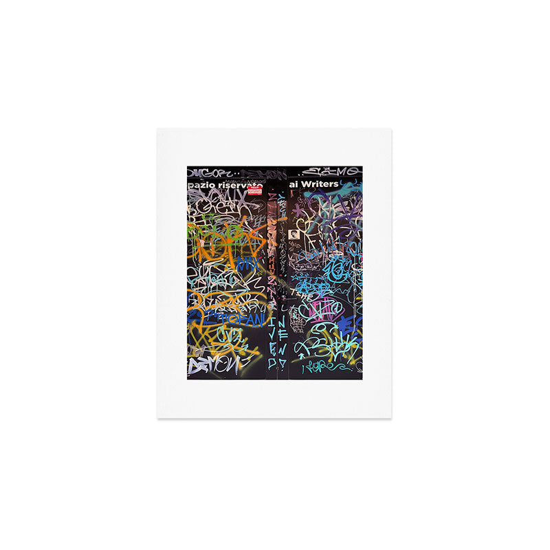 Bologna Graffiti Writers Reserved Space in The Street Art Print Gallery Image 1