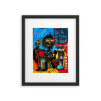 Don't be Evil Street Art Graffiti Framed Art Print Gallery Image 5