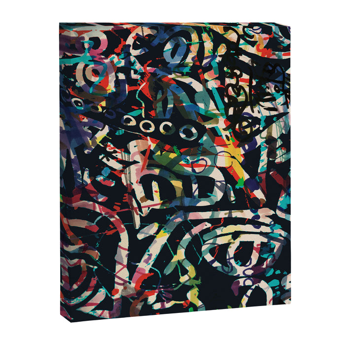 Graffiti Abstract Art Spray Paint Canvas Print Gallery Image 1
