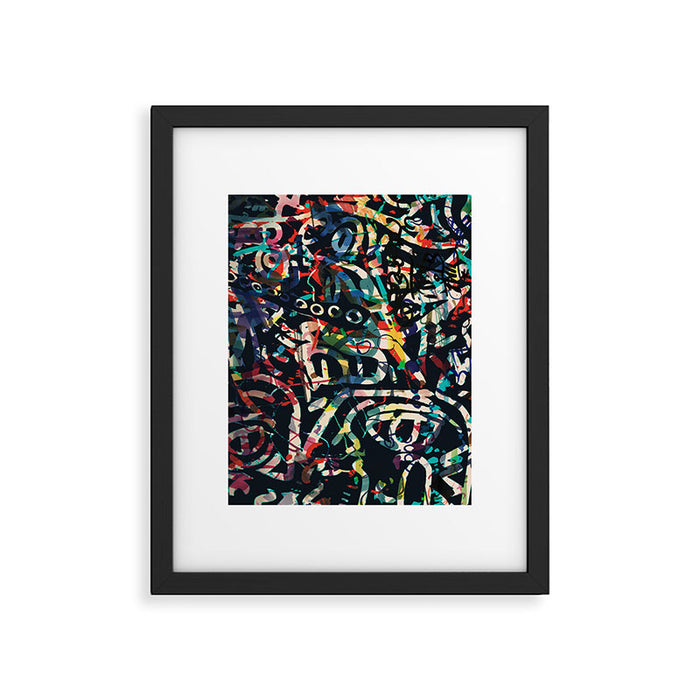 Graffiti Abstract Art Spray Paint Framed Art Print Gallery Image 1