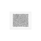 Graffiti Black and White Pattern Doodle Hand Designed Scan Art Print Gallery Image 1