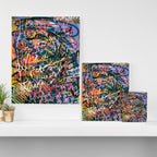Graffiti Pop Art Writings Music by Emmanuel Signorino Canvas Print Gallery Image 3