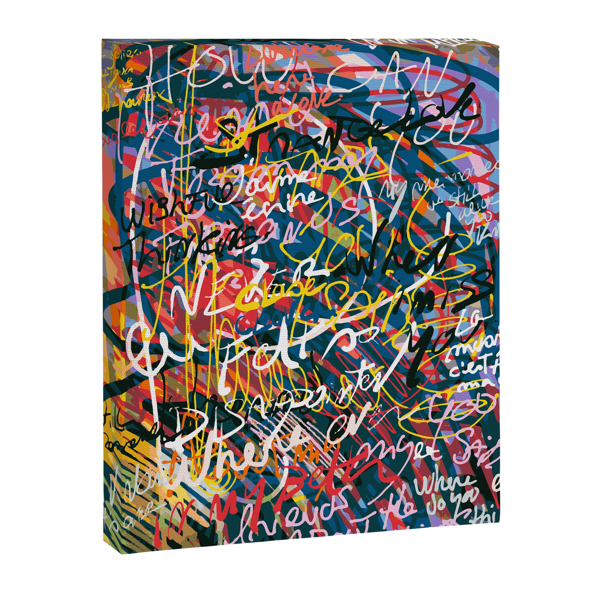 Graffiti Pop Art Writings Music by Emmanuel Signorino Canvas Print Gallery Image 8
