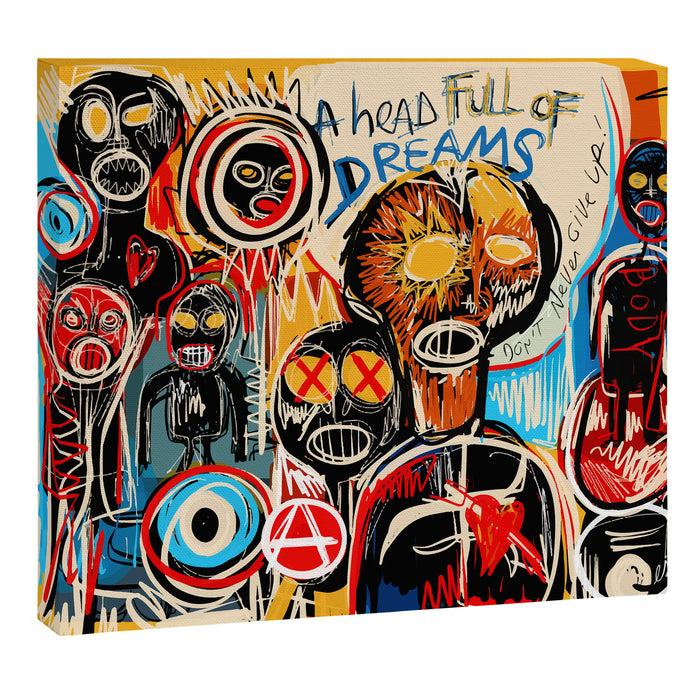 Head full of dreams Canvas Print Gallery Image 1
