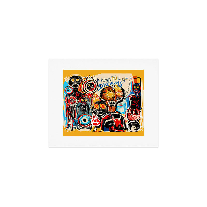 Head full of dreams Art Print Gallery Image 1