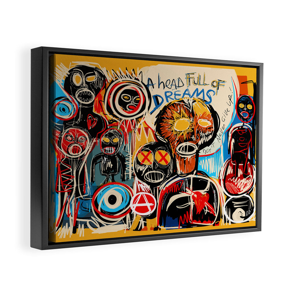 Head full of dreams Framed Canvas Print Gallery Image 2