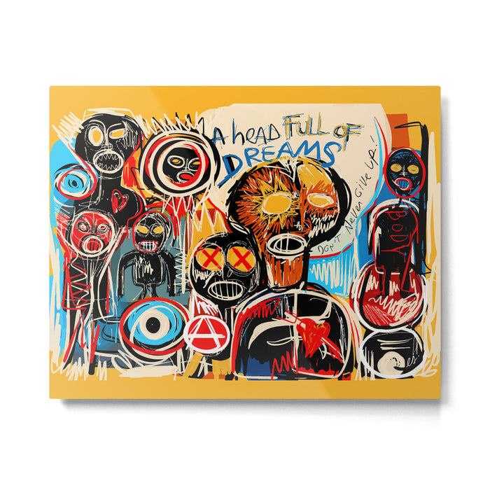 Head full of dreams Metal Print Gallery Image 1