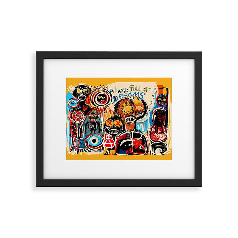 Head full of dreams Framed Art Print Gallery Image 5