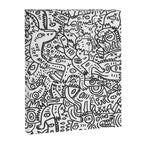 One Step Ahead Black and White Graffiti Street Art Canvas Print Gallery Image 8