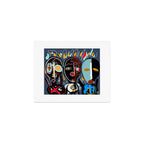 Say my name street art brut painting Art Print Gallery Image 1