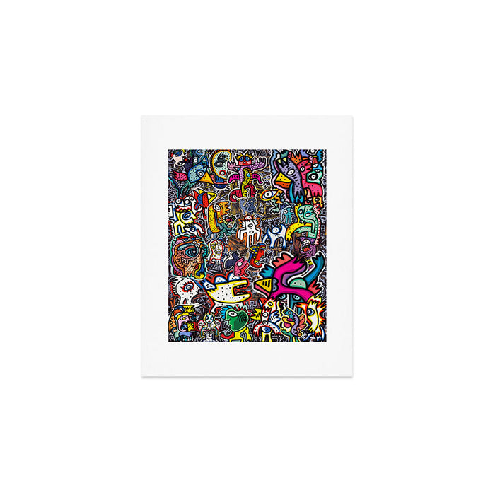 Stickers Attack Street Art Graffiti Art Print Gallery Image 1