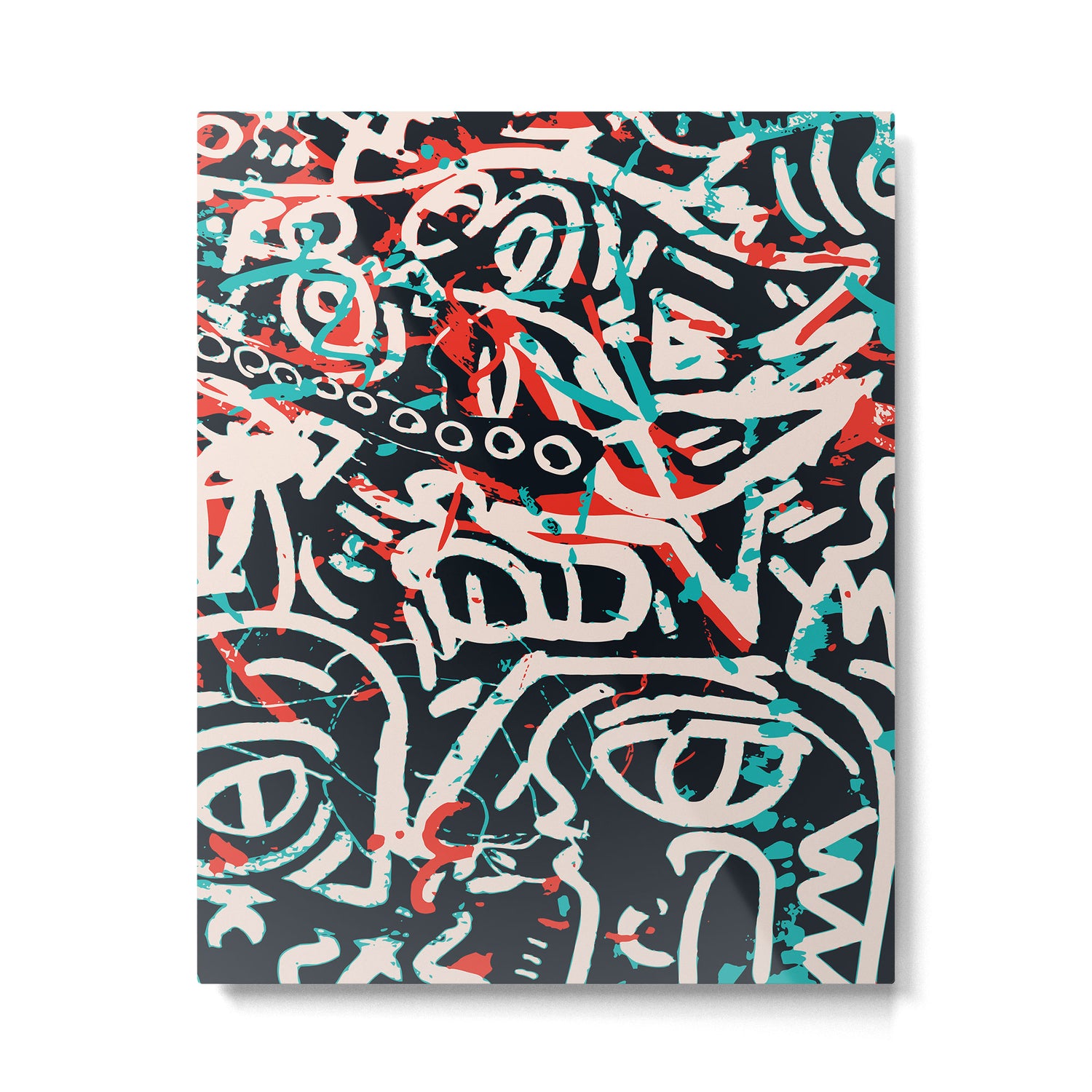 Street Art Pattern Graffiti Post Metal Print Gallery Image 4