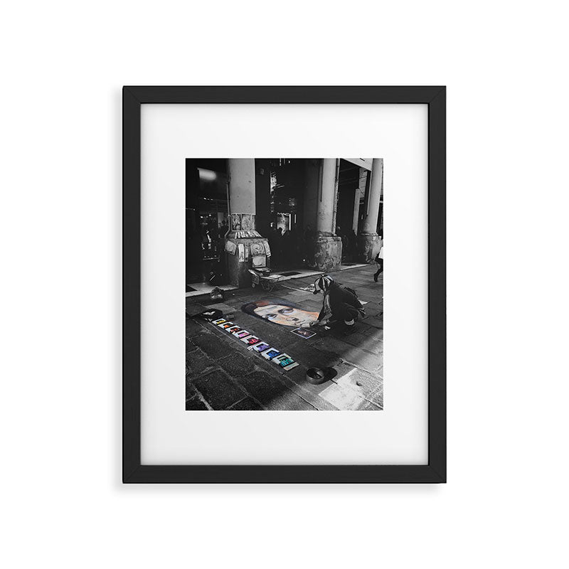 Street Bologna Artist Black and White Photography Framed Art Print Gallery Image 5