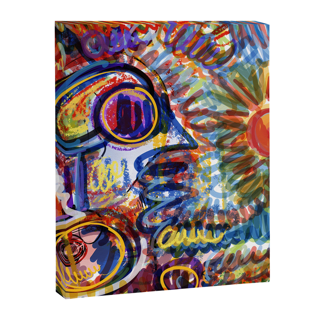 Sunny Life Graffiti Doodle Art by Emmanuel Signorino Canvas Print Gallery Image 8