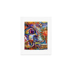 Sunny Life Graffiti Doodle Art by Emmanuel Signorino Art Print Gallery Image 1