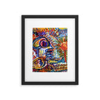 Sunny Life Graffiti Doodle Art by Emmanuel Signorino Framed Art Print Gallery Image 6